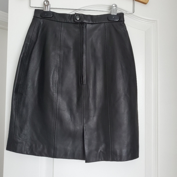 John michael 100% leather mini skirt - Picture 5 of 8